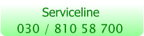 Serviceline 030 / 810 58 700